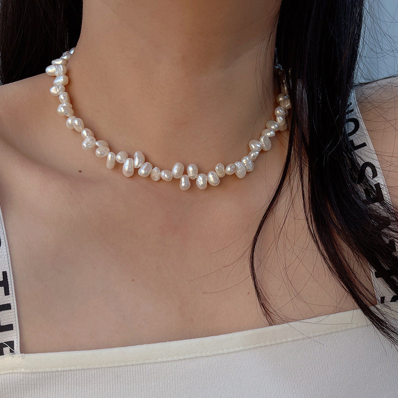 Romi pearl necklace (irregular)