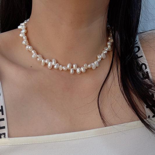 Romi pearl necklace (irregular)