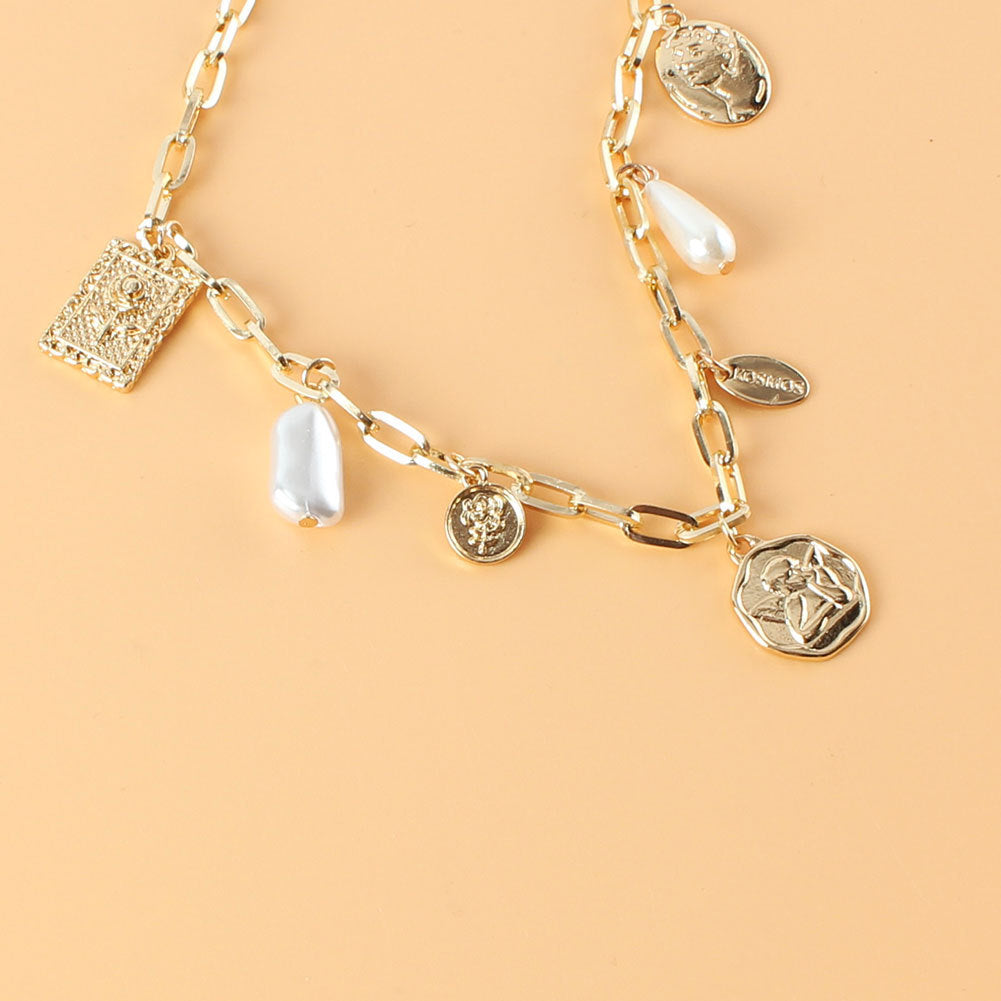 Vintage charm necklace