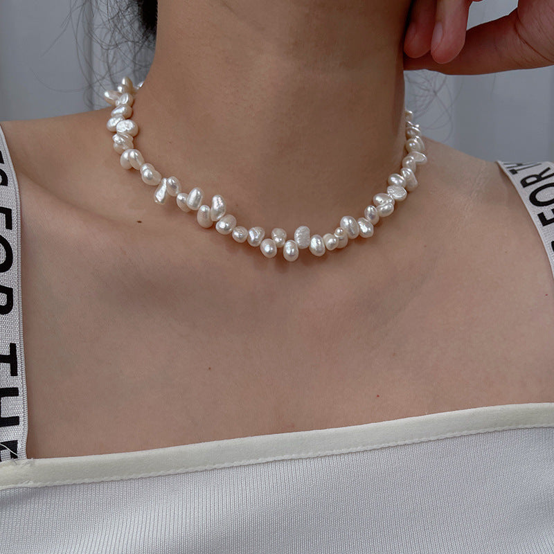 Romi pearl necklace (irregular)