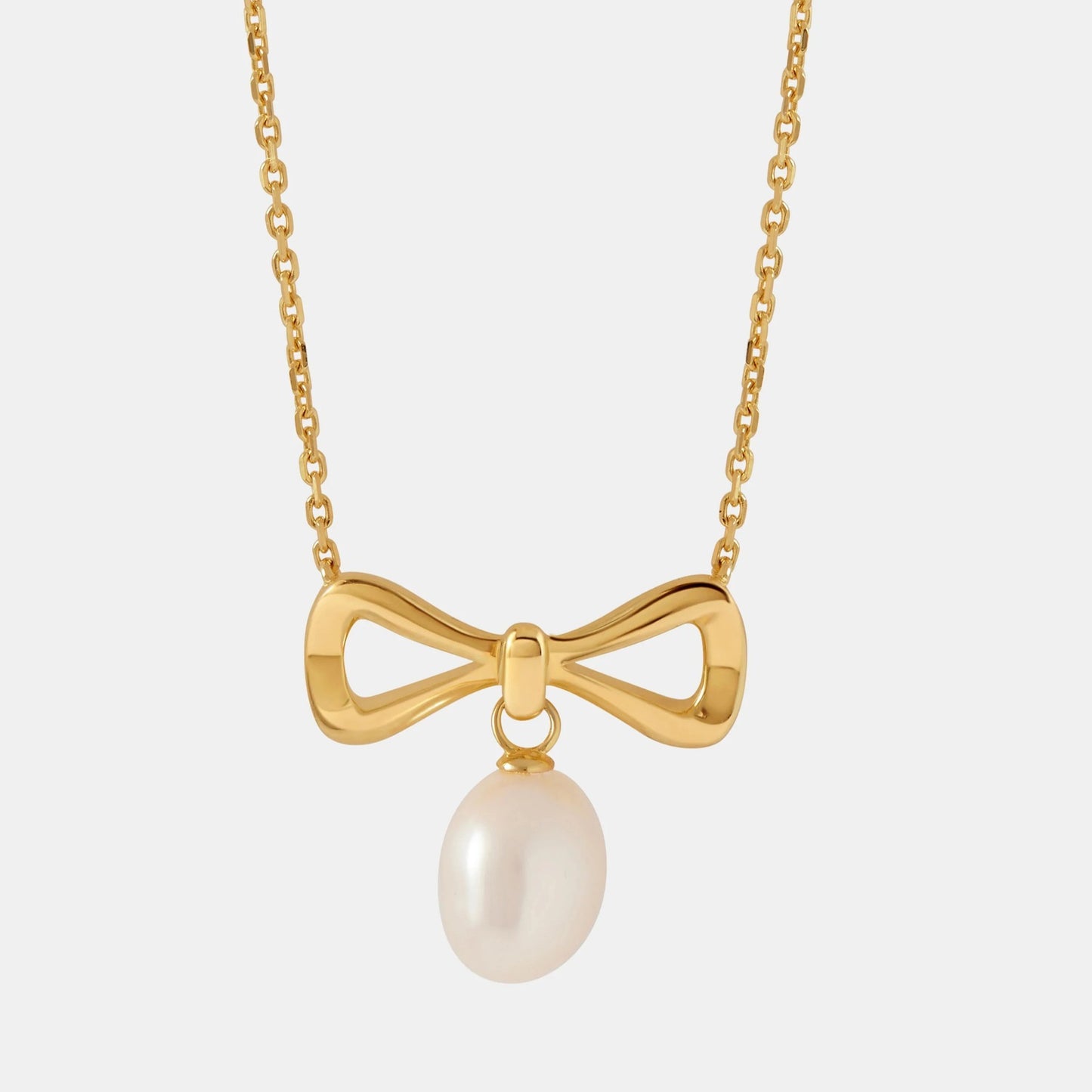 Romi Bowknot Pearl Necklace