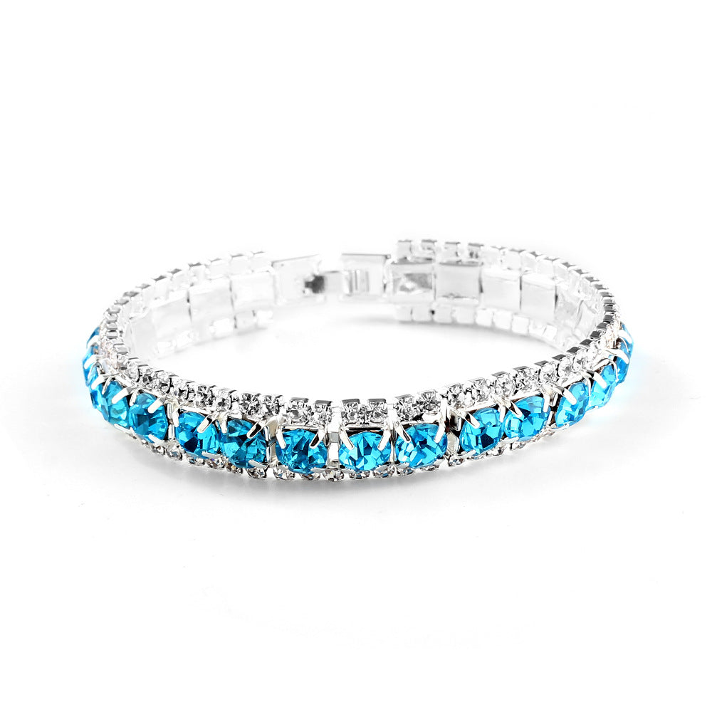 Rhinestone Roman Bracelet