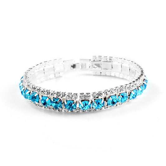 Rhinestone Roman Bracelet