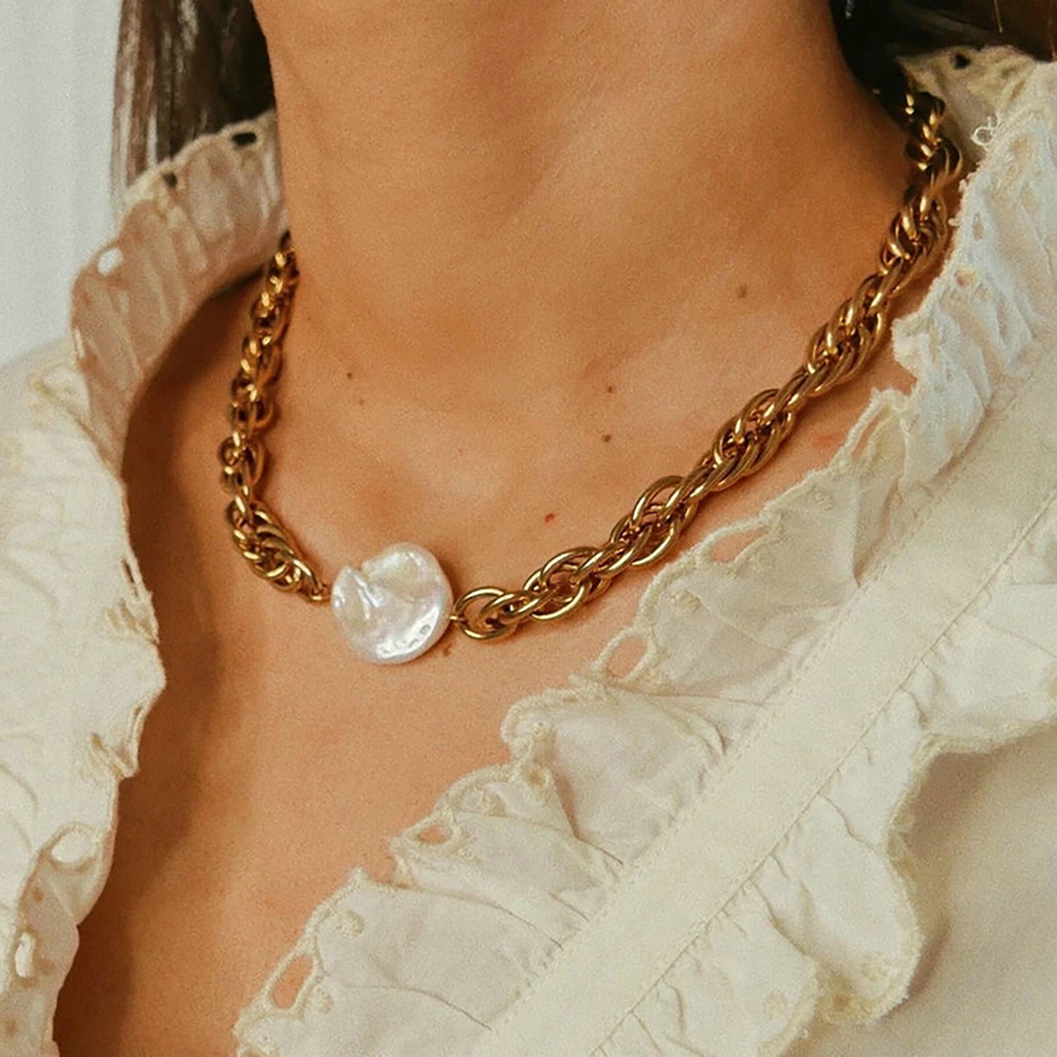 amber pearl necklace