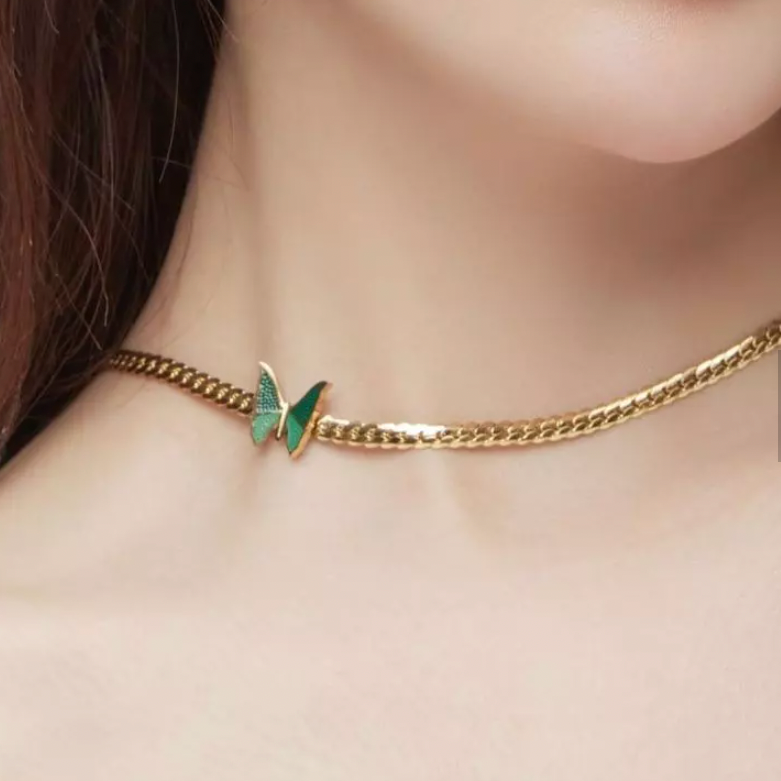 Butterfly Choker necklace