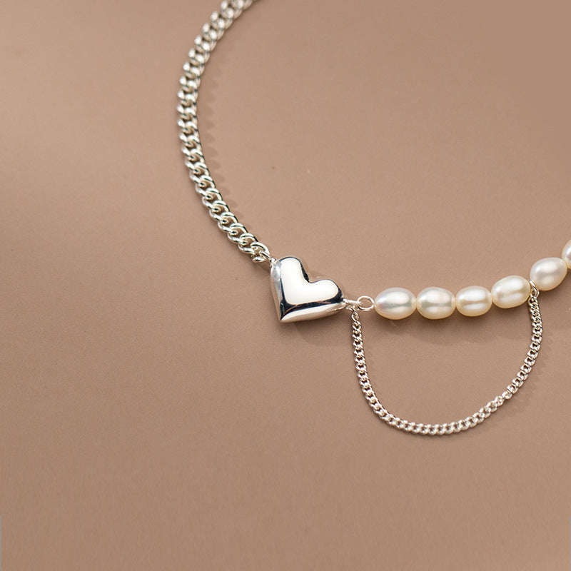 Love Pearl Chain Bracelet