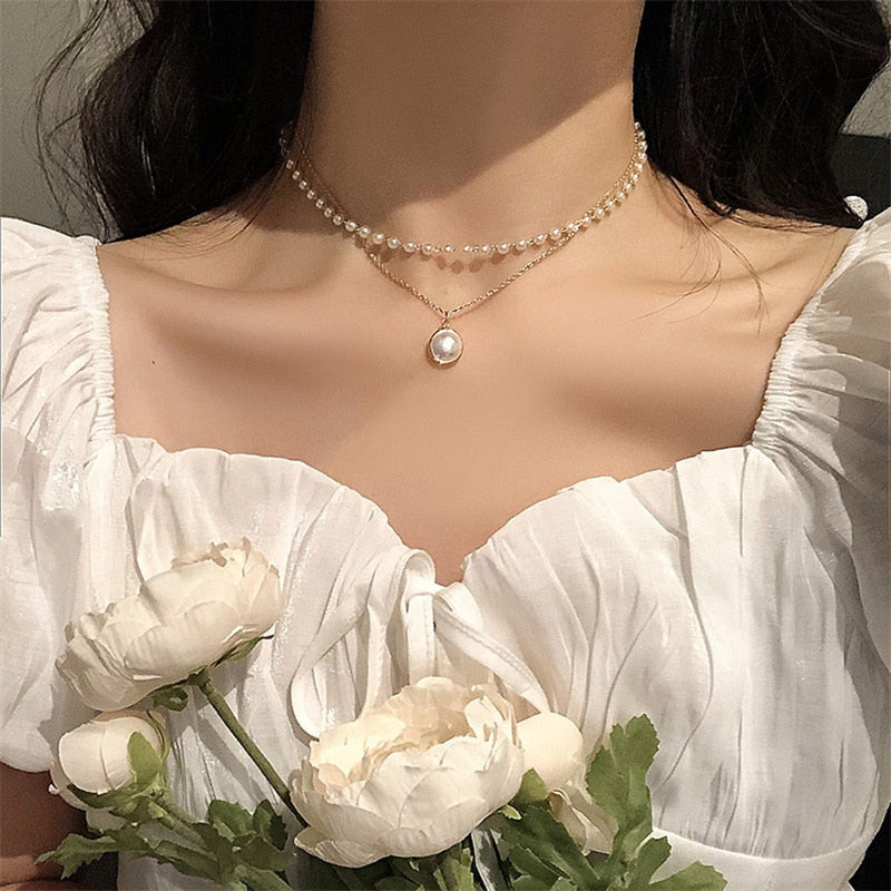 Pearl Choker (Double layer)