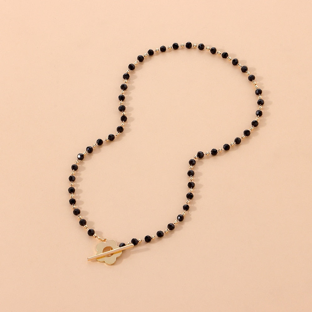 Crystal choker(Black)